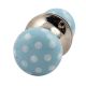 Turquoise Dot Mortice Handle 2.25